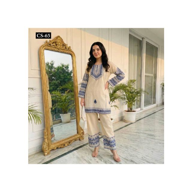 Blue Printed Premium Co-ord Set